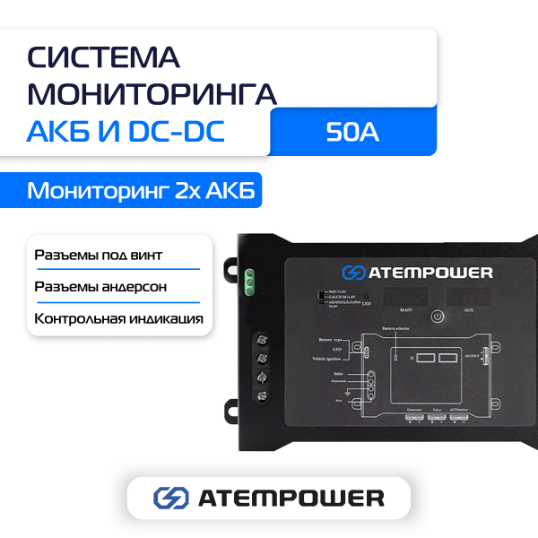 ATEMPOWER SMART HUB DC - DC Система энергоснабжения автодома